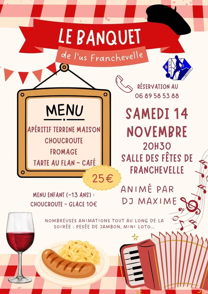 Le grand banquet de l'U.S.Franchevelle
