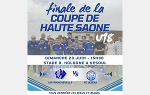 Coupe Haute Saone U18 / FINALE