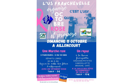 Marche et repas Octobre Rose
